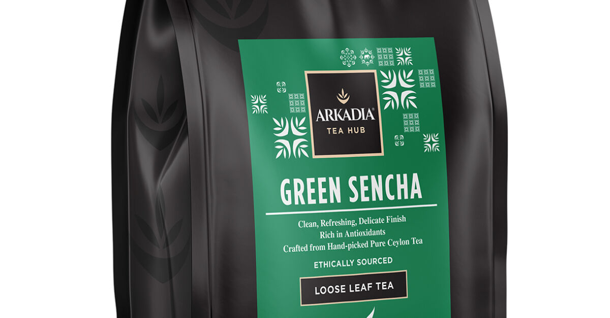 Arkadia Green Sencha Tea Loose Leaf 400g Arkadia Beverages