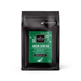 green sencha tea loose leaf arkadia