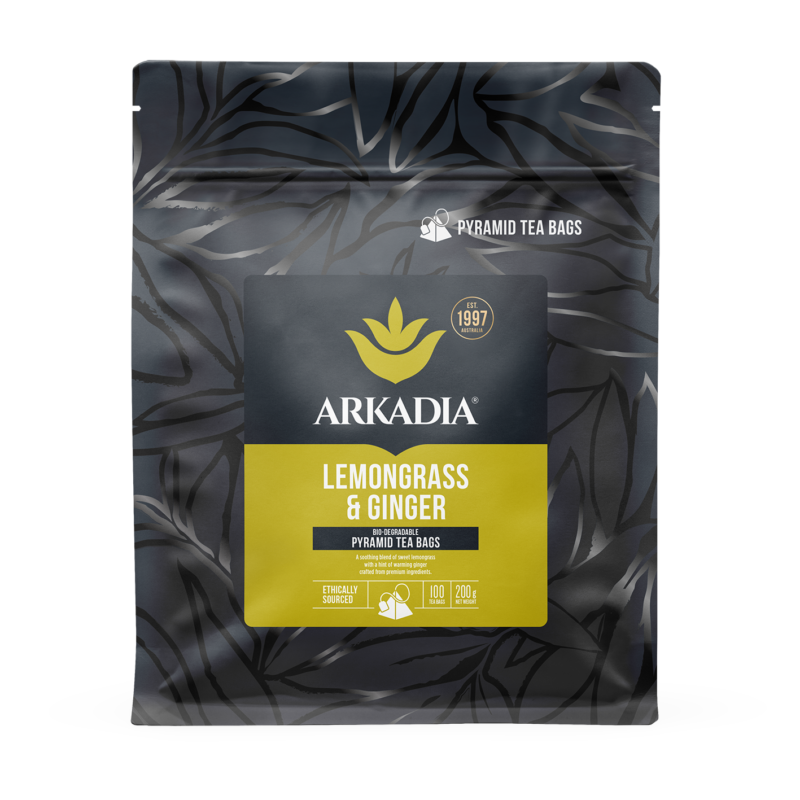 Arkadia Pyramid Tea Bags Lemongrass Ginger