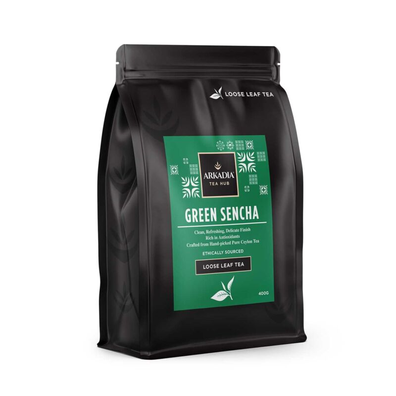 green sencha tea loose leaf arkadia