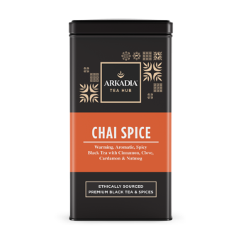 Arkadia Tea Hub Tin Front Chai Spice