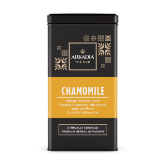 Arkadia Tea Hub Tin Front Chamomile