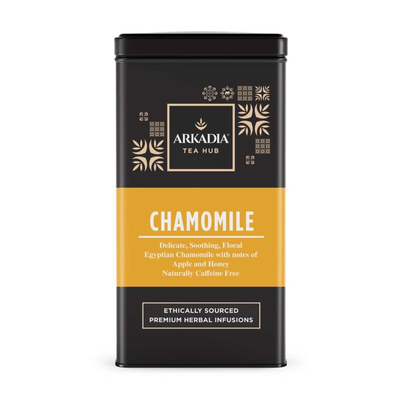 buy bulk tea tin chamomile arkadia