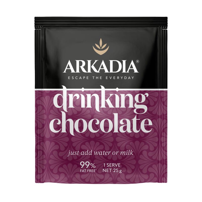 Arkadia Chai Sachet Drinking Chocolate FRONT GS1
