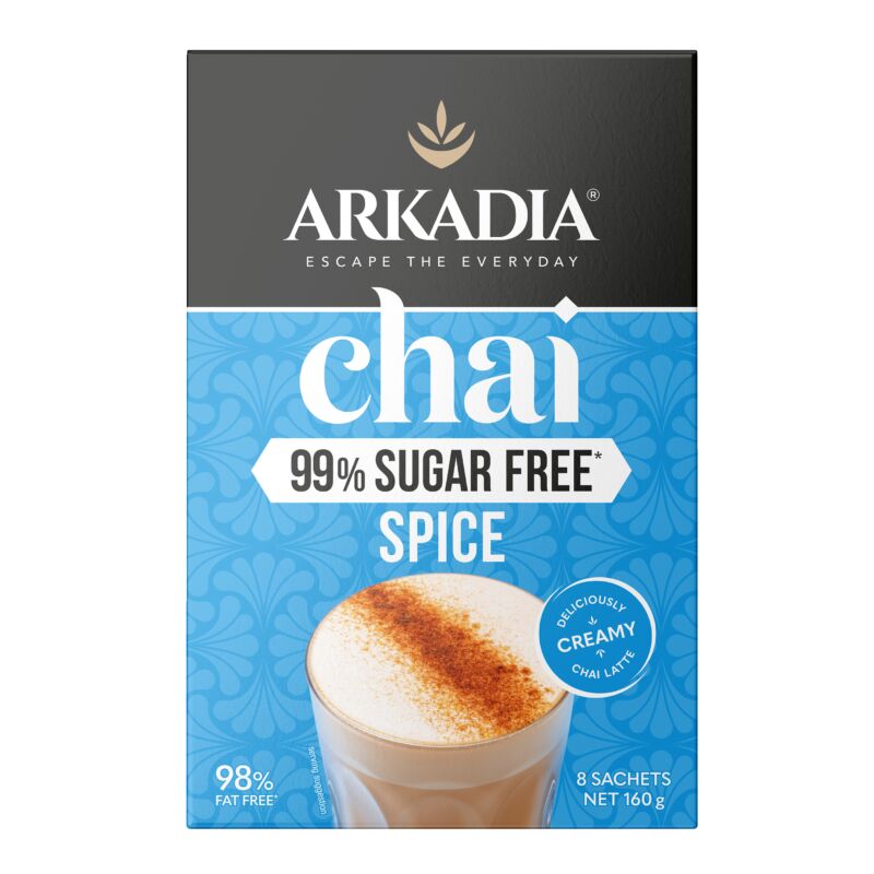Arkadia Sachets 8pck straight sugar free spice GS1