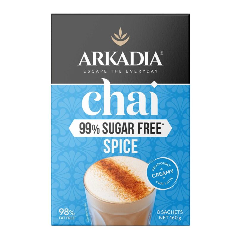 Arkadia Sachets 8pck straight sugar free spice GS1