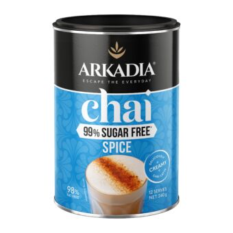 Arkadia Chai Spice Sugar Free 240g FRONT GS1