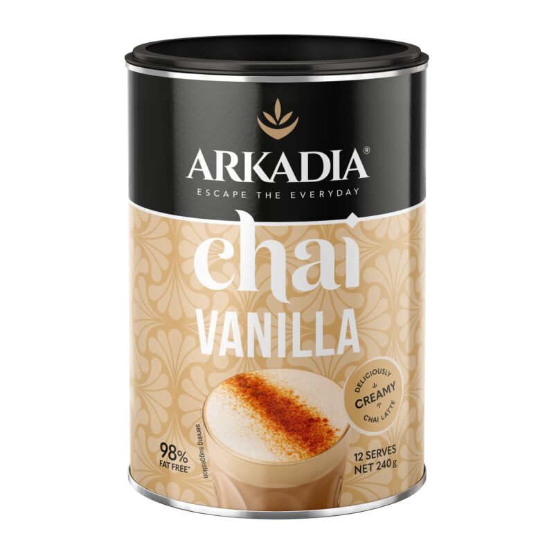 Arkadia Chai Vanilla 240g FRONT GS1