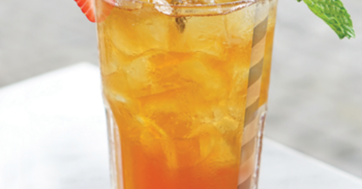Strawberry Lychee Iced Tea | Arkadia Beverages