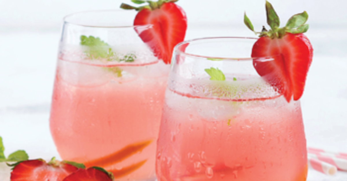 Strawberry Lychee Cooler Arkadia Beverages