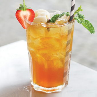 Strawberry Lychee Iced Tea recipe thumb 350x350