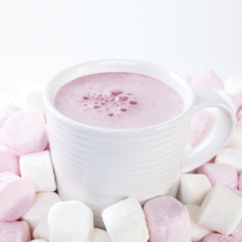 Strawberry White Hot Chocolate recipe thumb 350x350