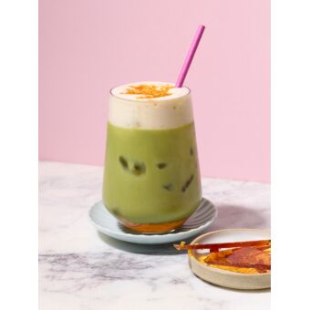 Matcha Crème Brulee Crop