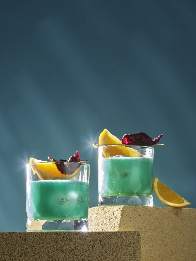 Blue Cuacao Syrup 002 Portrait Star