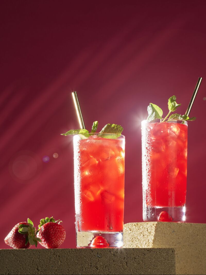 Strawberry Syrup 002 Portrait Flare