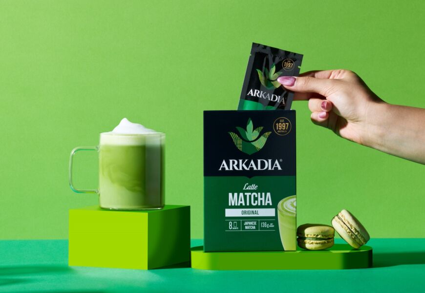 Arkadia Matcha Latte Sachet 136g