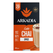Arkadia Chai 20 Pack Sachet Box Straight front