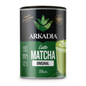 Arkadia Canister front view Matcha Latte original