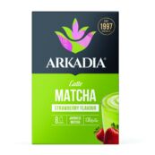 Retail Sachet Box Matcha Strawberry front CMYK