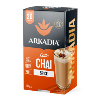 Arkadia Chai 20 Pack Sachet Box angle1