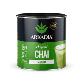 Arkadia Tin 440g chai matcha