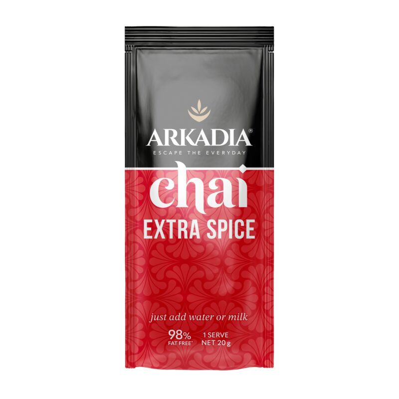 Arkadia 20g Sachet Extra Spice FRONT GS1