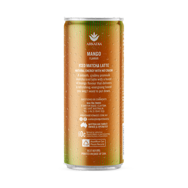 Arkadia RTD Matcha Mango Render condensation back1