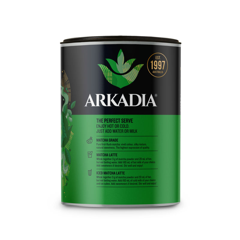 Arkadia Matcha 300g Ceremonial Grade Pure TPS