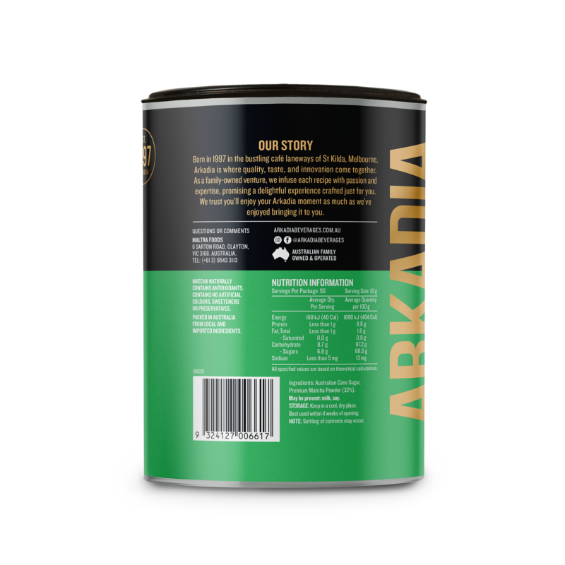 Arkadia Matcha 500g Premium Latte NIP