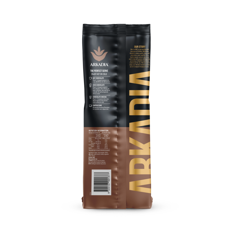 Foodservice 20 Drinking Chocolate 1 KG back