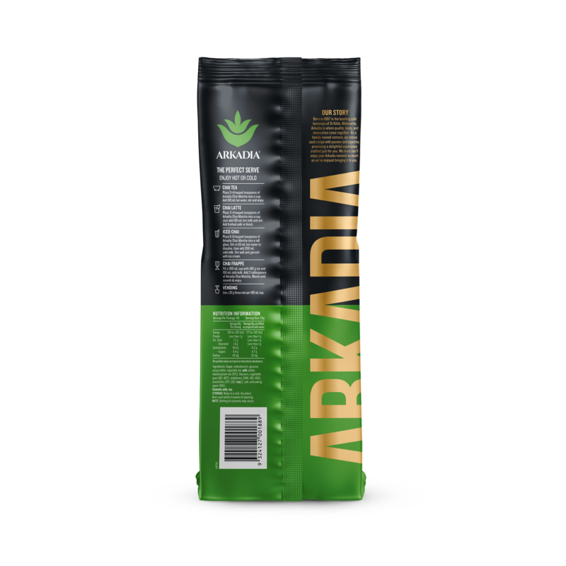 Foodservice Chai Matcha 1 KG back
