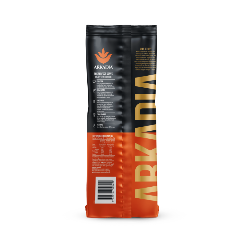 Foodservice Chai Spice 1 KG back
