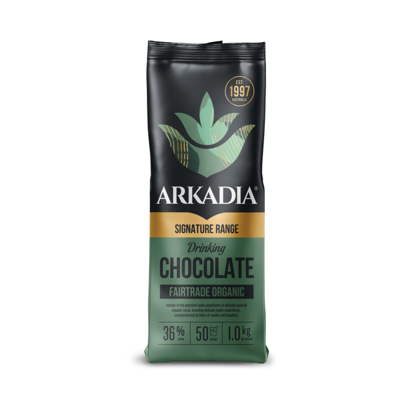 Foodservice Fairtrade Organic Drinking Chocolate 1 KG front