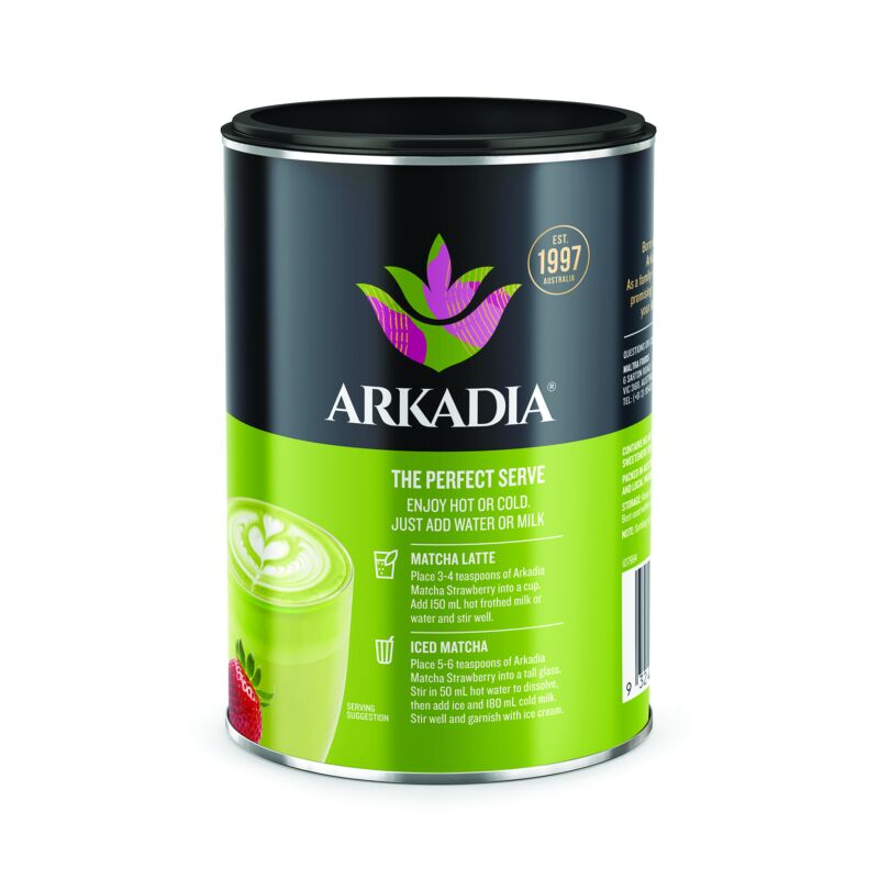 Retail Canister Matcha Strawberry serve CMYK