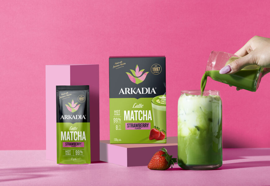 Matcha Strawberry Sachet Pink new packs