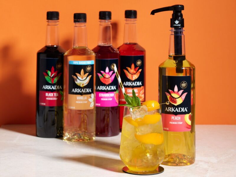 Arkadia new 1l syrups