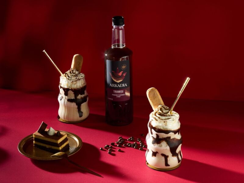 Cafe drink flavour creation tiramisu
